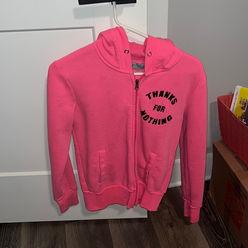 pink jacket